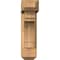 Ekena Millwork Merced Craftsman Smooth Bracket w/ Offset Brace, Western Red Cedar, 5 1/2"W x 16"D x 20"H BKT0604X16X20MRC04SWR - alternate 2